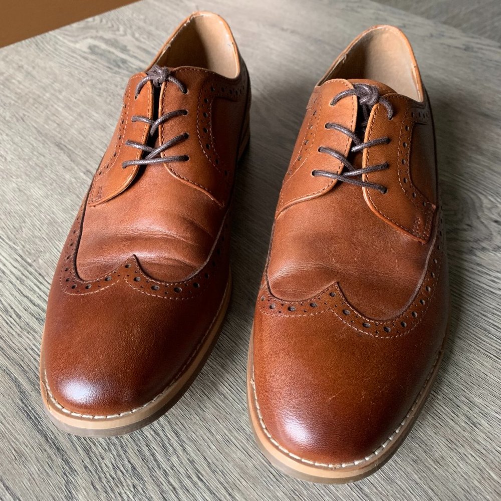 Aldo Oxfords	Brown Leather Men's 9.5